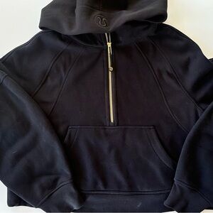 Lululemon Scuba Hooded Crop gold zipper size L/XL